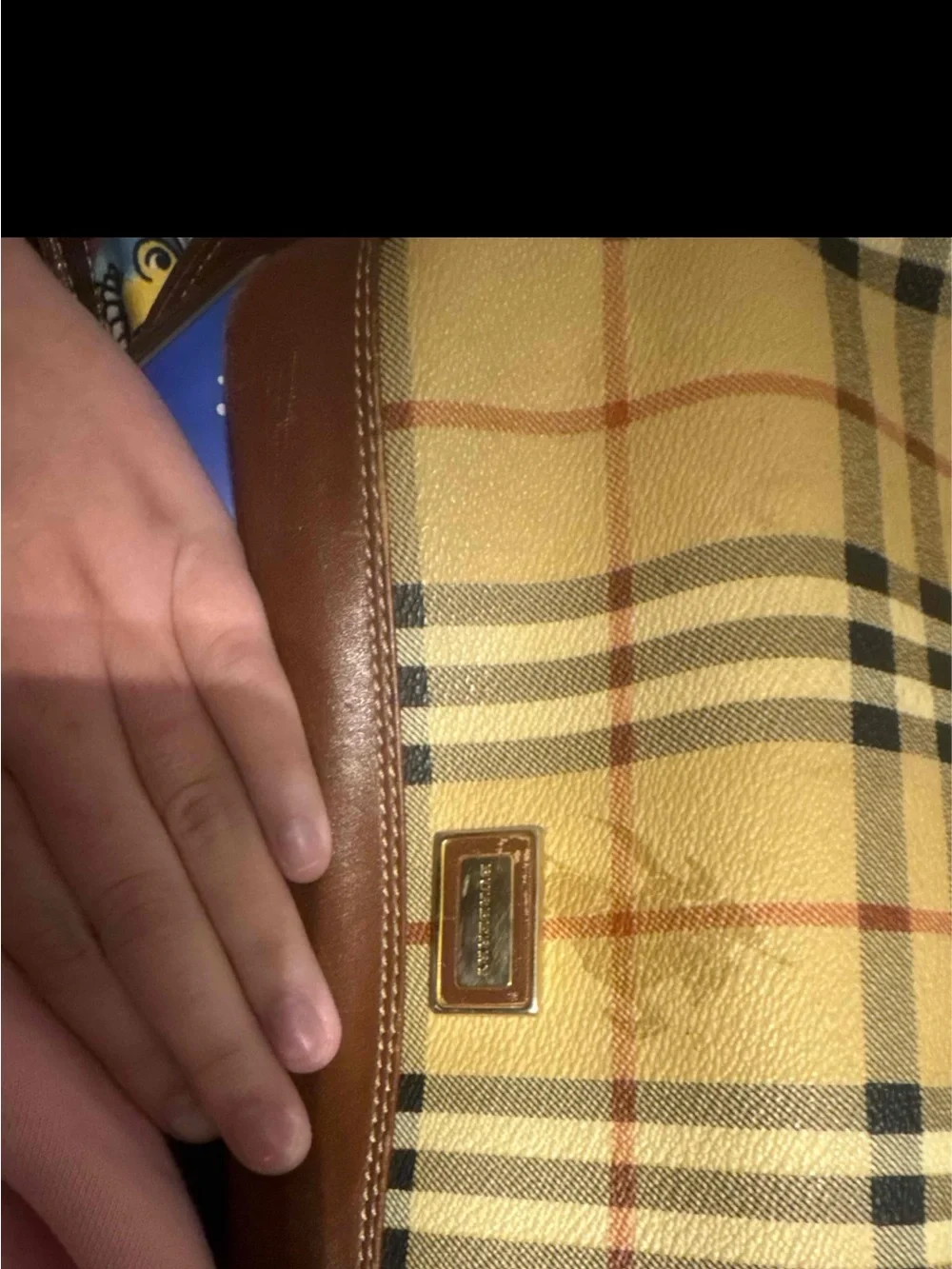 Burberry haymarket Lornel bag
